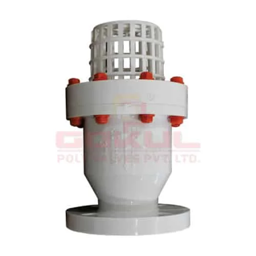 PP Foot Valve Flange End